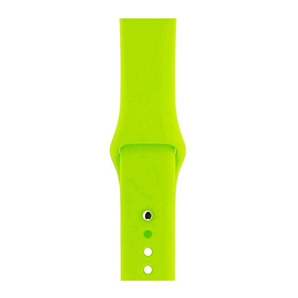 Ремешок для Apple Watch 38mm/40mm Silicone Watch Band Fluorescent Green