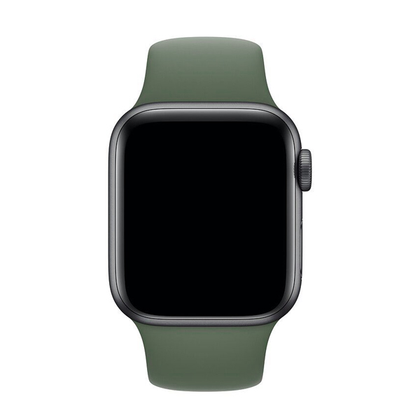 Ремешок для Apple Watch 42mm/44mm Silicone Watch Band Granny Gray