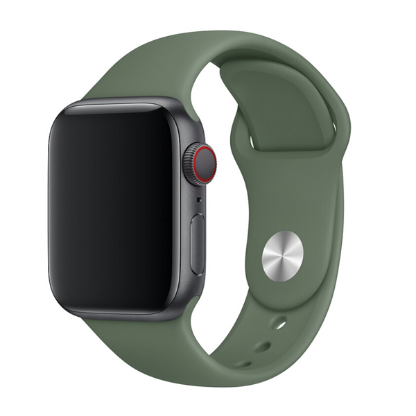 Ремешок для Apple Watch 38mm/40mm Silicone Watch Band Granny Gray