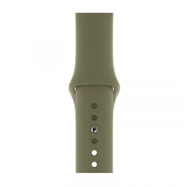 Ремешок для Apple Watch 38mm/40mm Silicone Watch Band Khaki