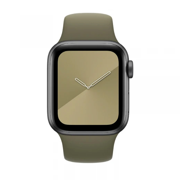 Ремінець для Apple Watch 42mm/44mm Silicone Watch Band Khaki