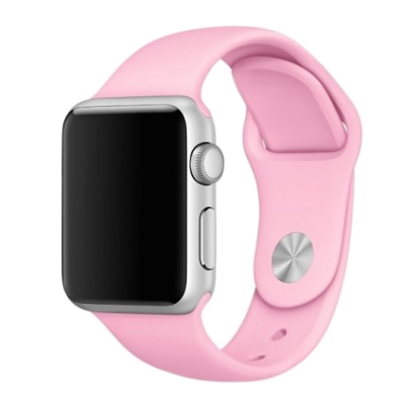 Ремешок для Apple Watch 38mm/40mm Silicone Watch Band Light Pink