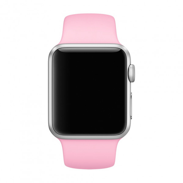 Ремінець для Apple Watch 38mm/40mm Silicone Watch Band Light Pink