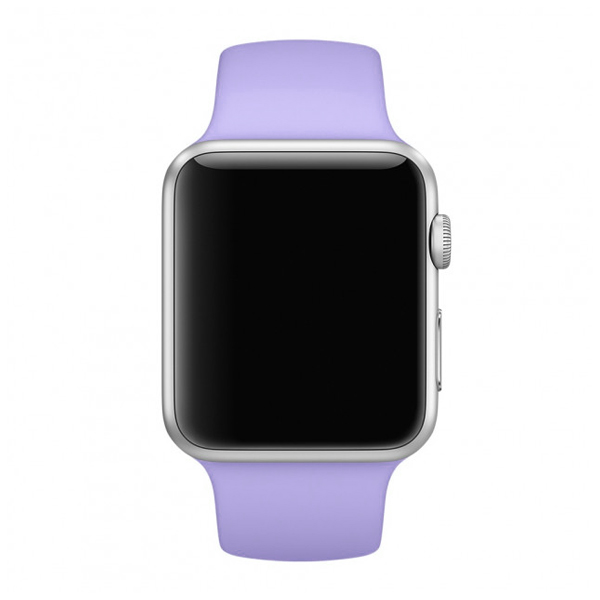 Ремешок для Apple Watch 42mm/44mm Silicone Watch Band Lilac Cream