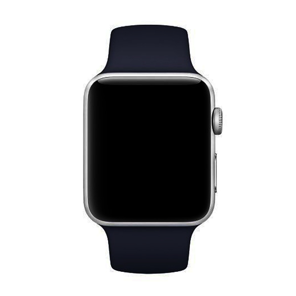 Ремешок для Apple Watch 42mm/44mm Silicone Watch Band Midnight Blue