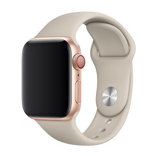 Ремешок для Apple Watch 38mm/40mm Silicone Watch Band Stone