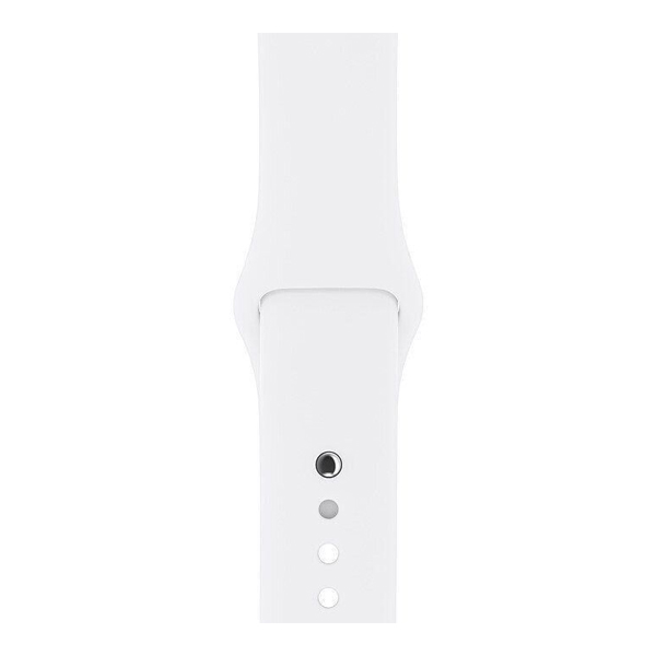 Ремешок для Apple Watch 38mm/40mm Silicone Watch Band White