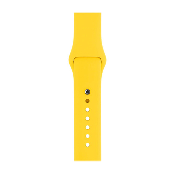 Ремешок для Apple Watch 42mm/44mm Silicone Watch Band Yellow