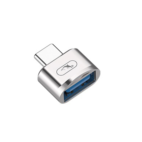Переходник SkyDolphin OT05 Mini OTG USB - Type-C Silver