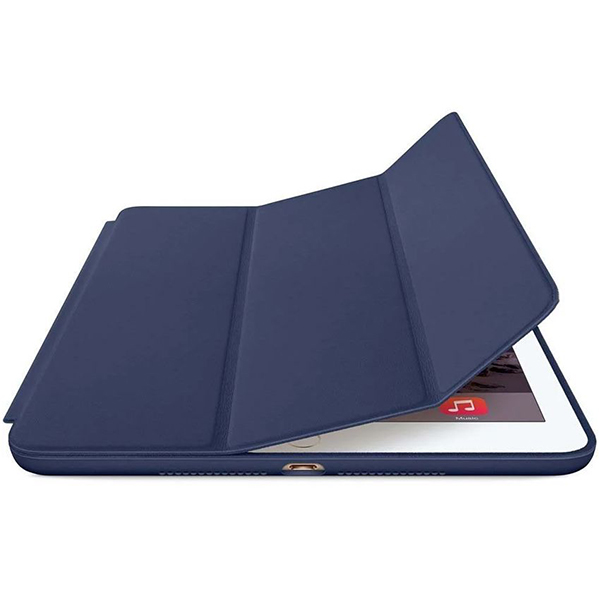 Leather Case Smart Cover for iPad 10.2 2019 Electric Blue