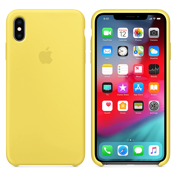 Чехол Soft Touch для Apple iPhone X/XS Yellow