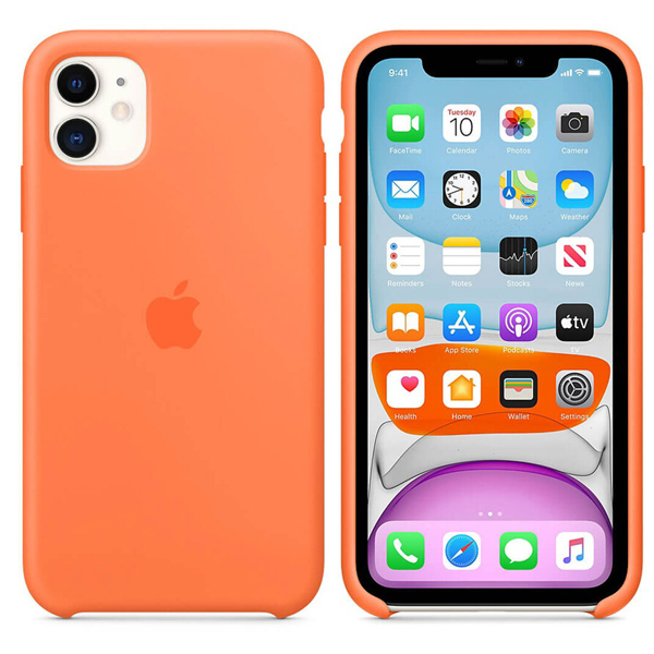 Чехол Soft Touch для Apple iPhone 11 Apricot Orange