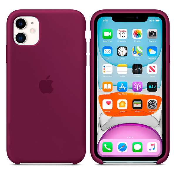 Чехол Soft Touch для Apple iPhone 11 Maroon