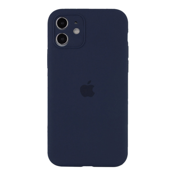 Чехол Soft Touch для Apple iPhone 11 Midnight Blue with Camera Lens Protection