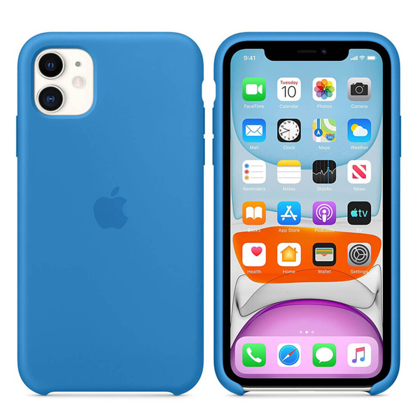 Чехол Soft Touch для Apple iPhone 11 Surf Blue