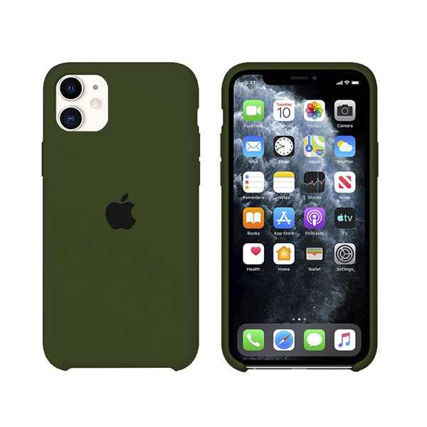 Чехол Soft Touch для Apple iPhone 11 Army Green