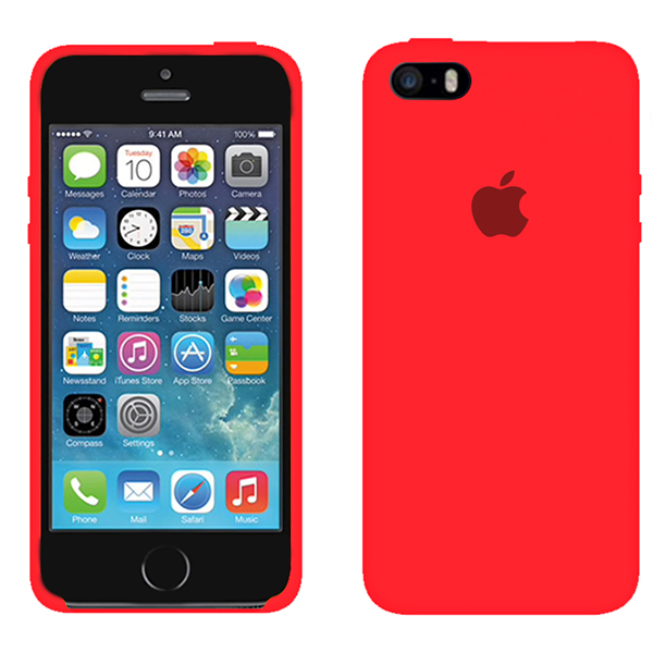 Чехол Soft Touch для Apple iPhone 5/5S Bright Pink