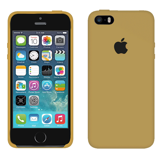 Чохол Soft Touch для Apple iPhone 5/5S Gold