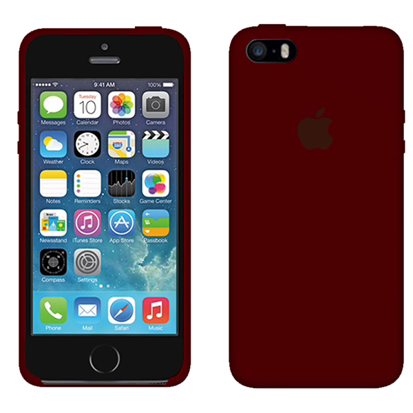 Чехол Soft Touch для Apple iPhone 5/5S Rose Red