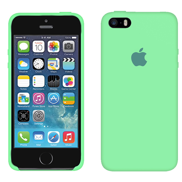 Чехол Soft Touch для Apple iPhone 5/5S Sea Blue