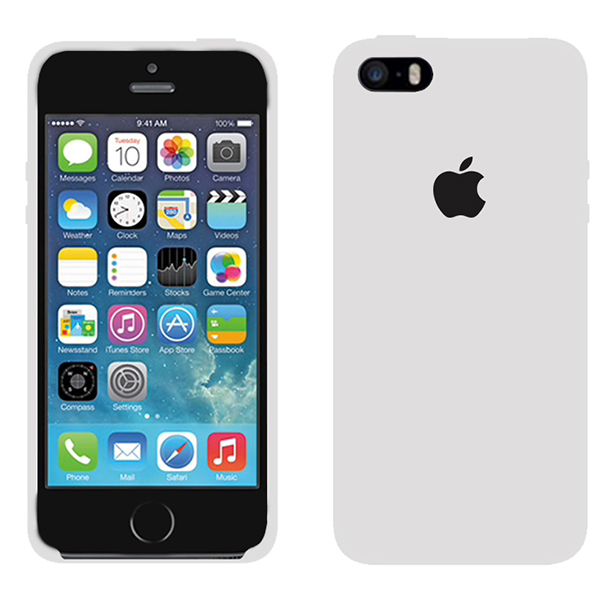 Чехол Soft Touch для Apple iPhone 5/5S White