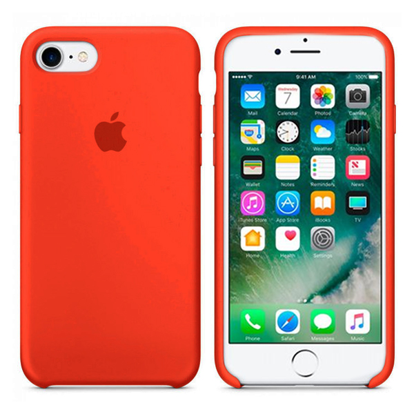 Чохол Soft Touch для Apple iPhone 7 Apricot Orange