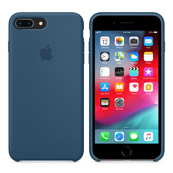 Чехол Soft Touch для Apple iPhone 8 Plus Blue Cobalt