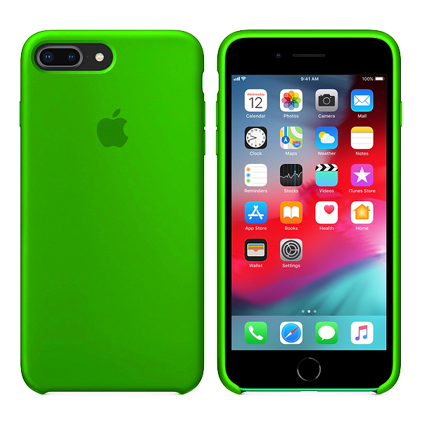 Чехол Soft Touch для Apple iPhone 8 Plus Green