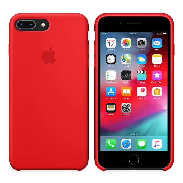 Чехол Soft Touch для Apple iPhone 8 Plus Red