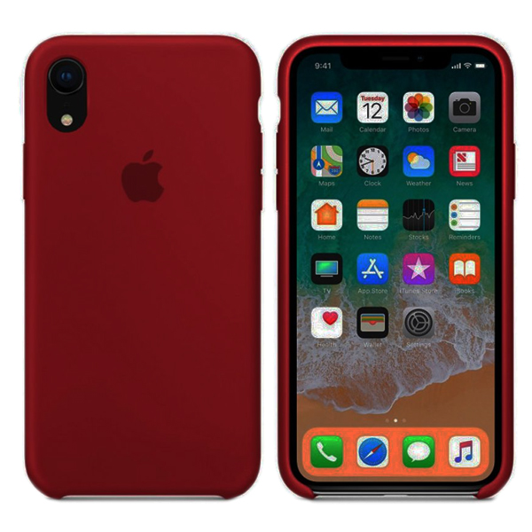 Чехол Soft Touch для Apple iPhone XR China Red