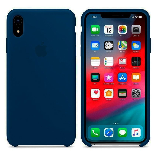 Чехол Soft Touch для Apple iPhone XR Deep Lake Blue