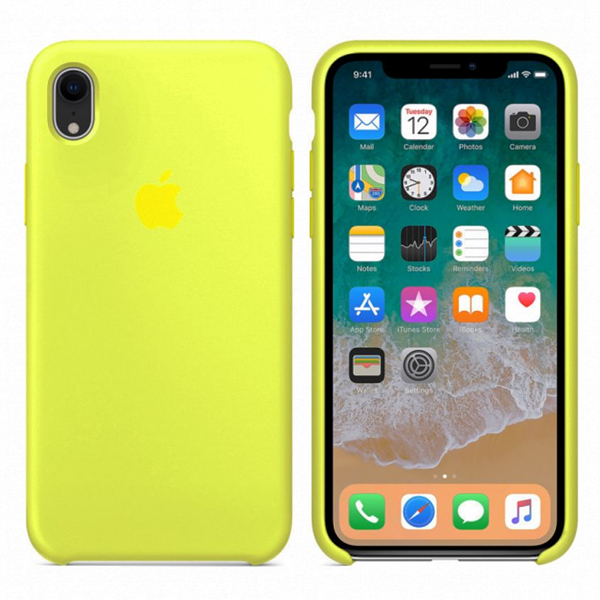 Чехол Soft Touch для Apple iPhone XR Mellow Yellow