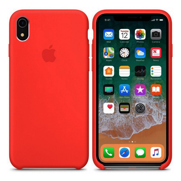 Чехол Soft Touch для Apple iPhone XR Raspberry Red