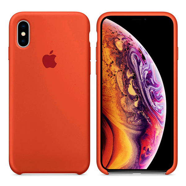 Чехол Soft Touch для Apple iPhone XS Max Apricot Orange