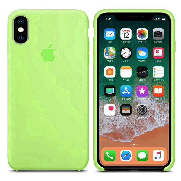 Чехол Soft Touch для Apple iPhone XS Max Avocado