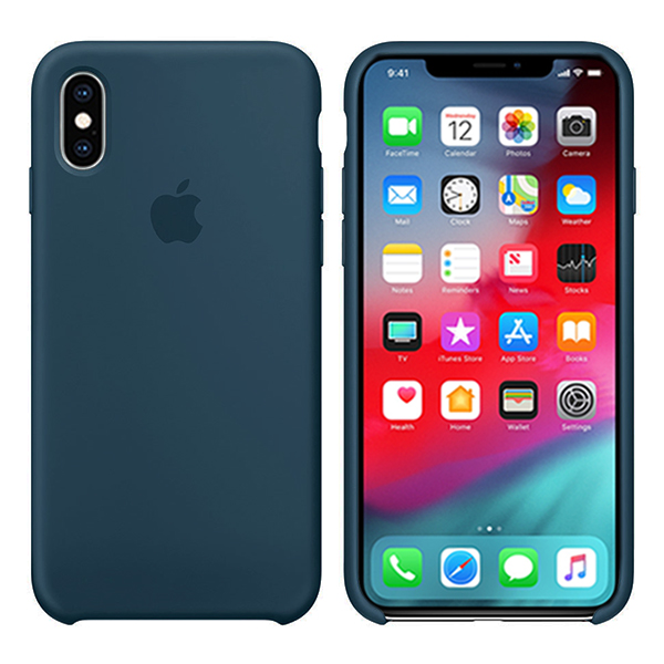 Чехол Soft Touch для Apple iPhone X/XS Blue Cobalt