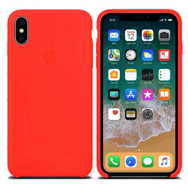 Чехол Soft Touch для Apple iPhone XS Max Bright Pink