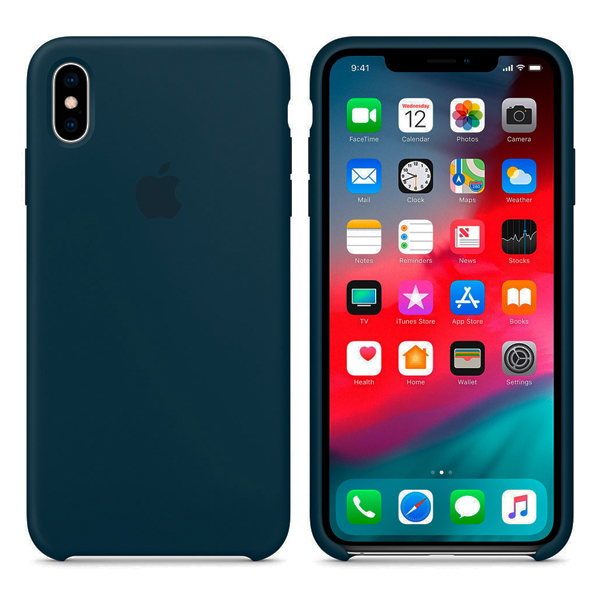 Чехол Soft Touch для Apple iPhone XS  Max Cosmos Blue