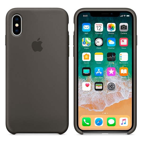 Чехол Soft Touch для Apple iPhone X/XS Dark Olive