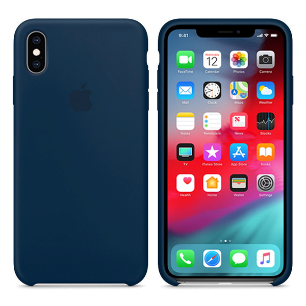 Чехол Soft Touch для Apple iPhone XS  Max Deep Lake Blue