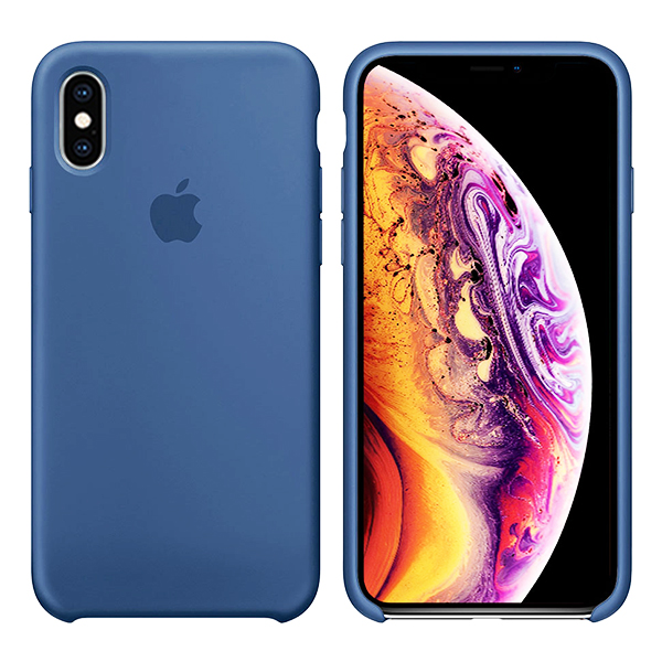 Чехол Soft Touch для Apple iPhone X/XS Denim Blue