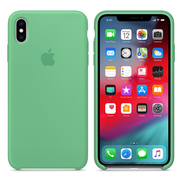 Чехол Soft Touch для Apple iPhone XS  Max Ice Sea Blue