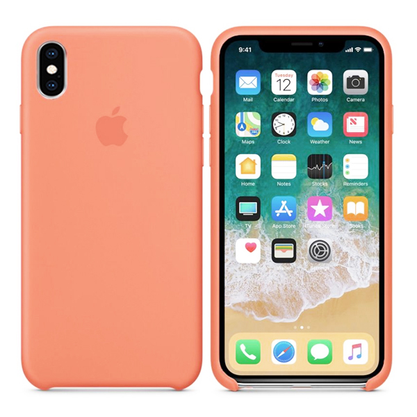 Чехол Soft Touch для Apple iPhone X/XS Pink