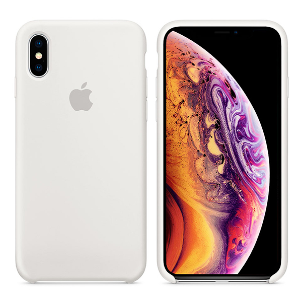 Чехол Soft Touch для Apple iPhone X/XS White