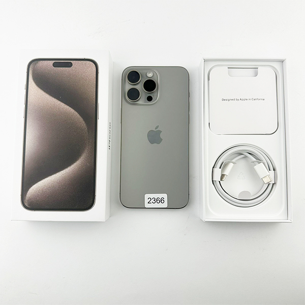 Apple iPhone 15 Pro Max 512GB Natural Titanium Б/У №2366 (Стан 8/10)