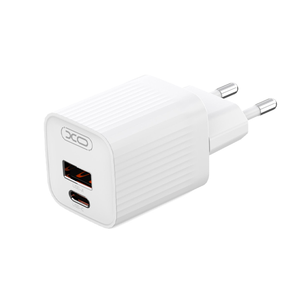 МЗП XO L149 USB + USB-C + Type-C Cable 30W White