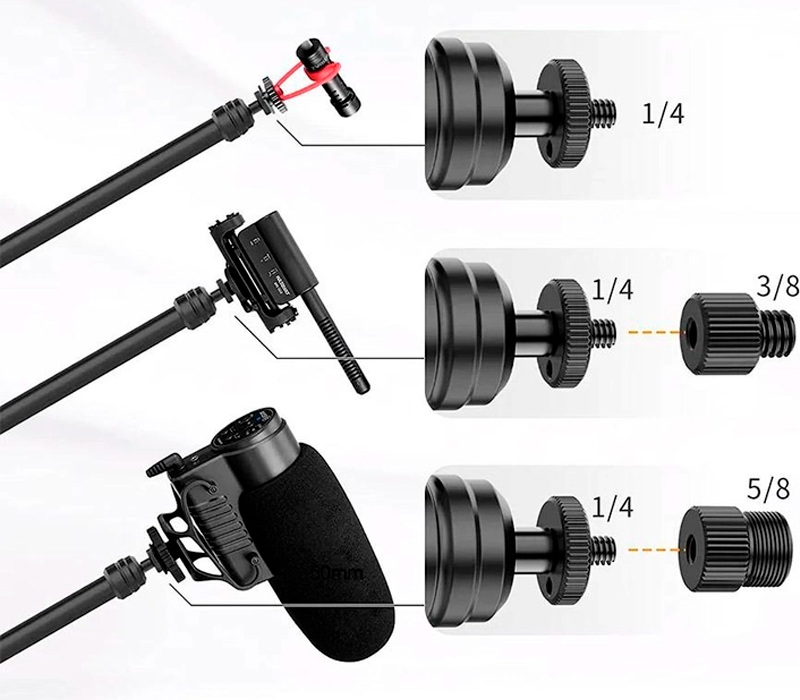 Штатив-держатеть Ulanzi Vijim Desktop Flexible Arm/Light Stand(Three-Stages) (UV-2666 LS08)