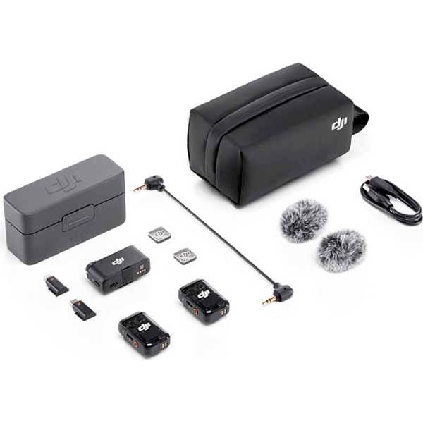Мікрофонна радіосистема DJI Mic 2 (2 TX + 1 RX) (CP.RN.00000325.01)
