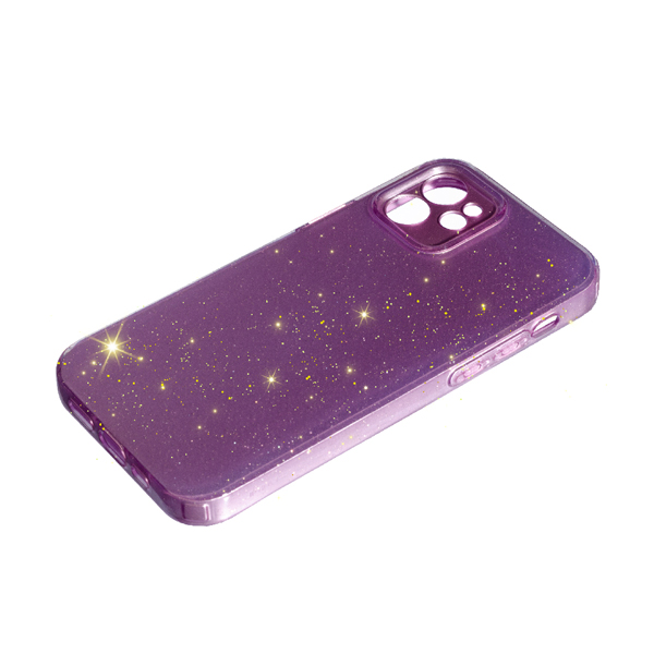 Чехол Silicon Shiny Case iPhone 11 Glitter Lilac Pride