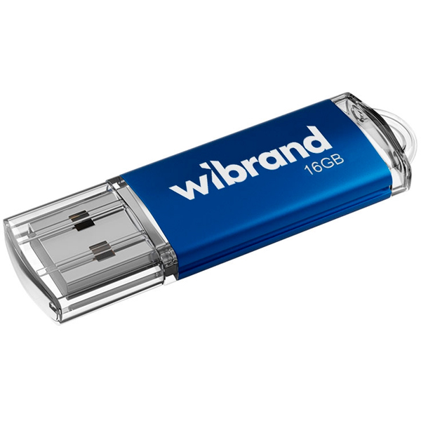 Флешка Wibrand 16GB Сougar USB 2.0 Blue (WI2.0/CU16P1U)